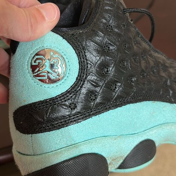 Youth 4Y JORDAN 13 RETRO GS 'ISLAND GREEN' - Picture 5 of 7